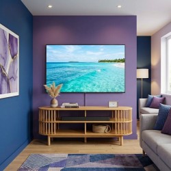 ТВ маса Jarvenpaa 140x40x50 см бамбук [] - ТВ шкафове