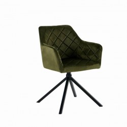 Трапезен стол К-376 - BM с функция въртене, маслина/черно - Bogdan Furniture Europe