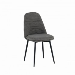 Трапезен стол К-373 - BM с функция въртене, тъмно сиво/черно - Bogdan Furniture Europe
