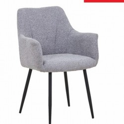 Трапезен стол К-364 - BM, сиво/черно - Bogdan Furniture Europe