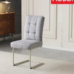 Трапезен стол К-372 - BM, светло сиво/кашмир - Bogdan Furniture Europe