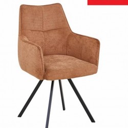 Трапезен стол К-363 - BM, светло кафяво/черно - Bogdan Furniture Europe