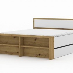 Легло CANBERRA 160 CA-202 - BM без рамка, дъб артисан/бяло - Bogdan Furniture Europe