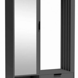 Портманто MILO UNI сиво - Bogdan Furniture Europe