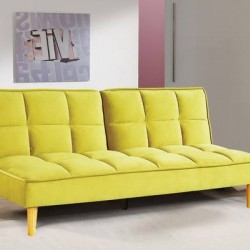Разтегателен диван GRINO - BM, зелено/натурално - Bogdan Furniture Europe