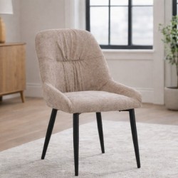 Трапезен стол К-370, кафяв меланж - Bogdan Furniture Europe