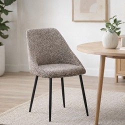 Трапезен стол К-368, кафяв меланж - Bogdan Furniture Europe