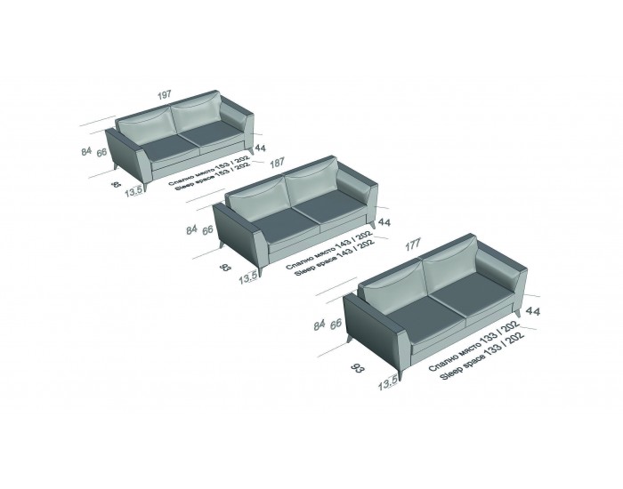 Разтегателно канапе Hait