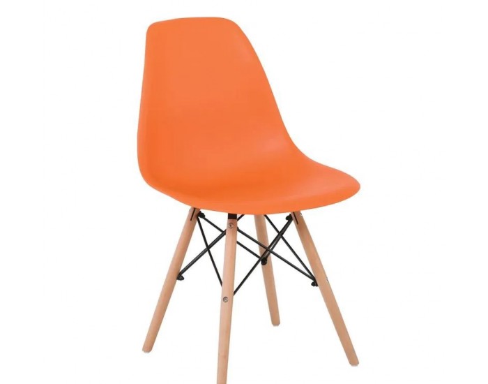 Трапезен стол Art uud, Оранжев цвят