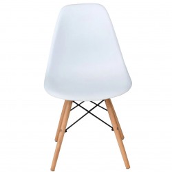 Трапезен стол Art uud P, Бял  - Трапезни столове