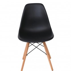 Трапезен стол Art uud P, Черен - Трапезни столове