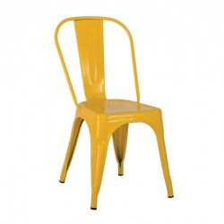 Стол Relix, Цвят жълт - Трапезни столове