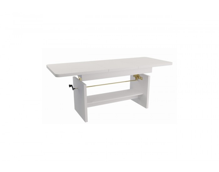 Холна маса JANEK LAWOSTOL, Разтегателна, Алпийско бяло