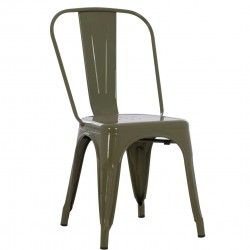 Стол Relix, Цвят зелен - Трапезни столове