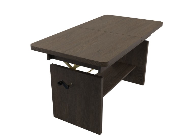 Холна маса JANEK LAWOSTOL, Разтегателна, Тъмна пепел