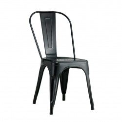 Стол Relix, Цвят черен - Трапезни столове