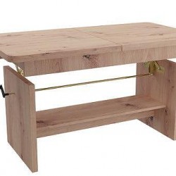 Холна маса JANEK LAWOSTOL, Разтегателна, Дъб артисан - Маси