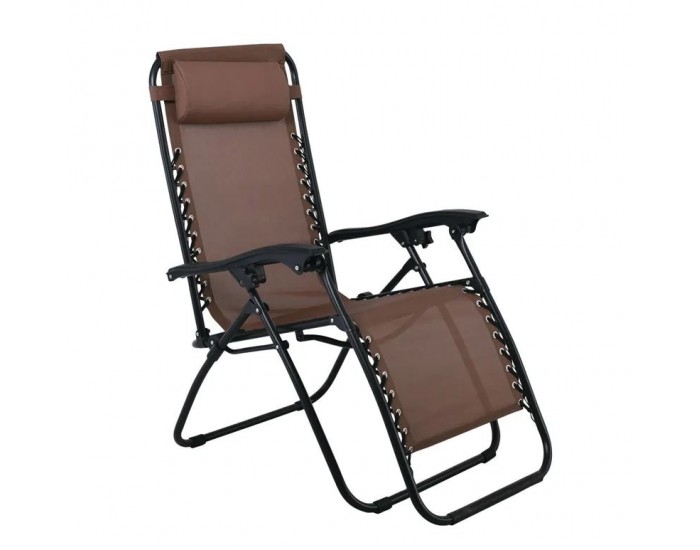 Сгъваем стол Ε-6, кафяв