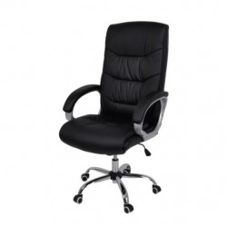 Офис стол Аполон 6400, черен - Bogdan Furniture Am