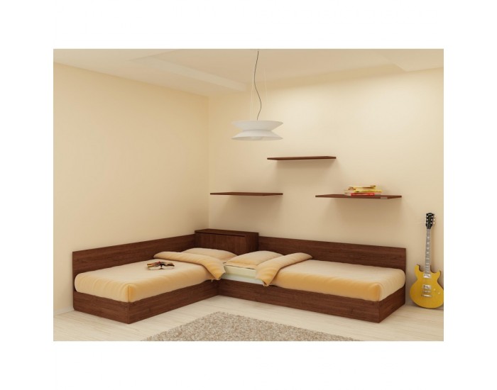 Ъглови легла DST 82/190, Венге