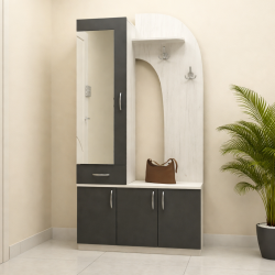 Портманто Irina-dst, бял дъб и антрацид - Портманто комплекти