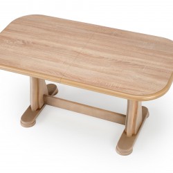 Холна маса Мебели Богдан модел 62-Tymon BM дъб сонома, размер: 125-164/65/60-72 см - Маси