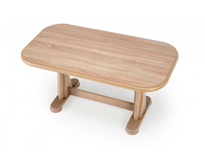 Холна маса Мебели Богдан модел 62-Tymon BM дъб сонома, размер: 125-164/65/60-72 см - Холни маси