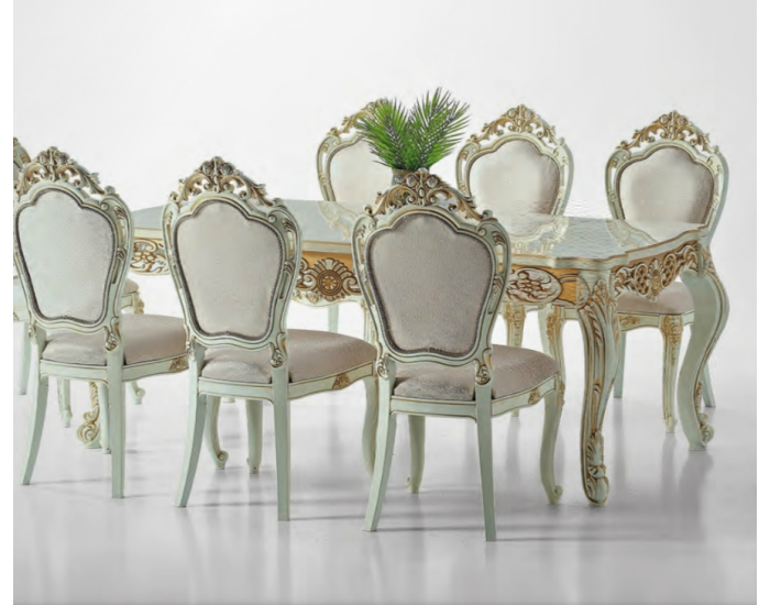 Трапезен комплект PLATIN, маса с 6 стола