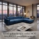 Ъглов диван Мебели Богдан Mod Maurice, 288/195/70, индиго
