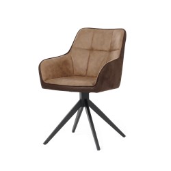 Стол К-346 камел/кафяво/черно - Bogdan Furniture Europe