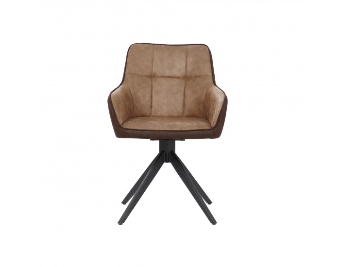 Стол К-346 камел/кафяво/черно