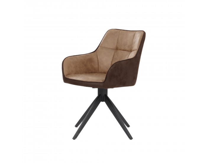 Стол К-346 камел/кафяво/черно