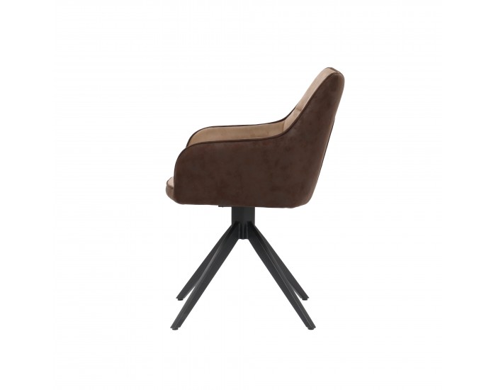 Стол К-346 камел/кафяво/черно