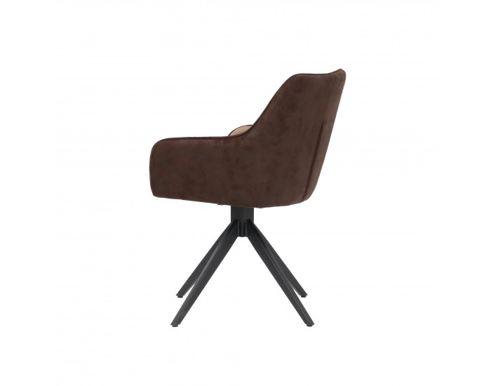 Стол К-346 камел/кафяво/черно