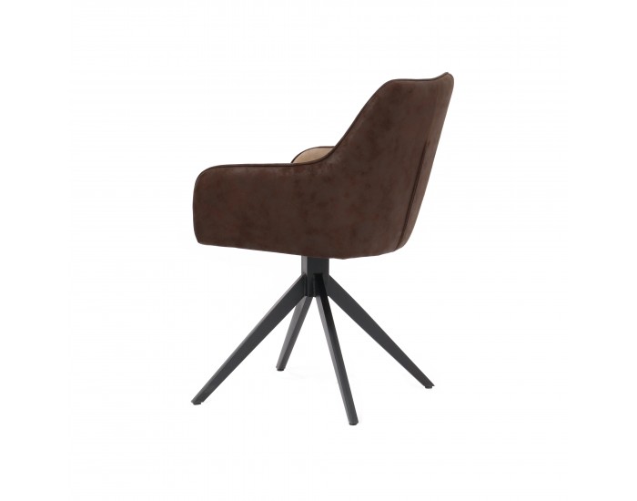 Стол К-346 камел/кафяво/черно