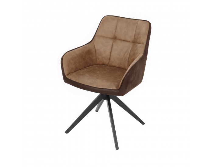 Стол К-346 камел/кафяво/черно