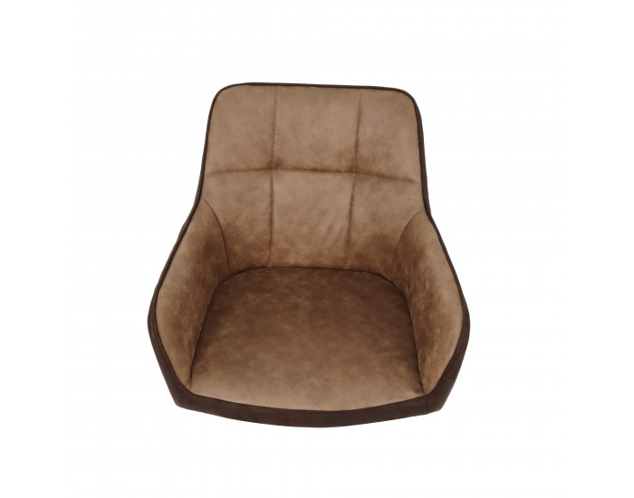 Стол К-346 камел/кафяво/черно