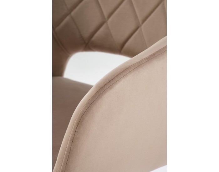 Стол К-535 с ф-я въртене БЕЖОВО/черно