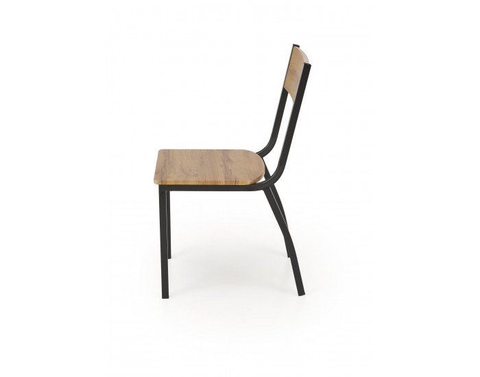 Комплект маса+4 стола MILTON натурално/черно