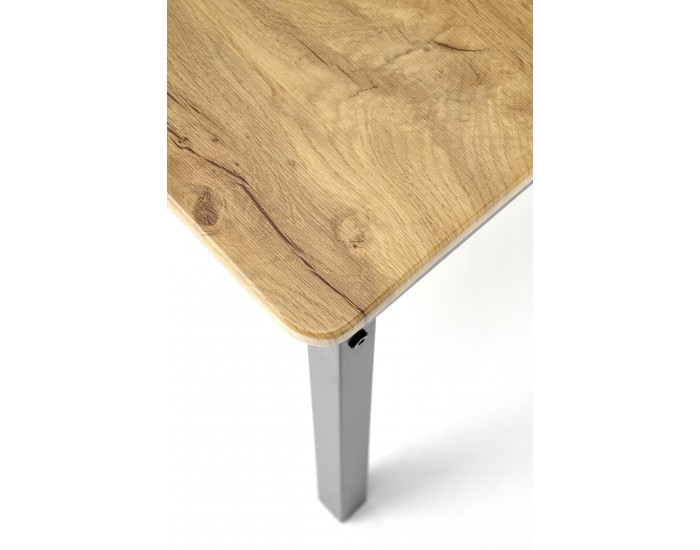 Комплект маса+4 стола MILTON натурално/черно