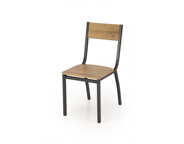 Комплект маса+4 стола MILTON натурално/черно