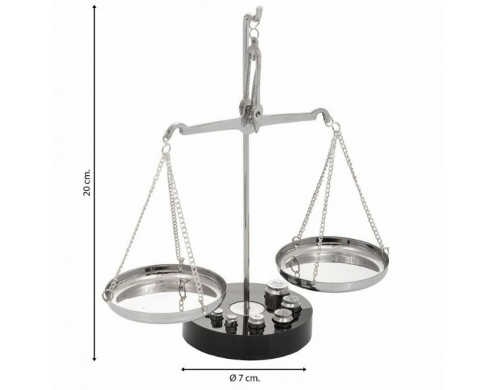 Декоративна фигурка Alexandra House Living Акрилен Месинг Везна 7 x 20 x 7 cm