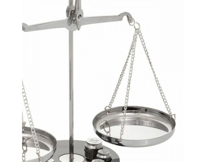 Декоративна фигурка Alexandra House Living Акрилен Месинг Везна 7 x 20 x 7 cm