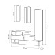 Портманто RAMDA M.P.12394.3 Портманто RAMDA M.P.12394.3