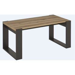 Ниска Маса Мебели Богдан Combo Lawa-E20, Сив графит и Крайбрежен дъб Евок - Bogdan Furniture Europe