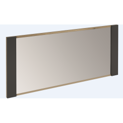 Огледало Мебели Богдан Combo Lus140-E20, Сив графит и Крайбрежен дъб Евок - Bogdan Furniture Europe