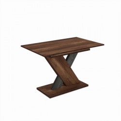 Трапезна маса AXI разтегателна, барок/тъмен дъб лумиер - Bogdan Furniture Europe