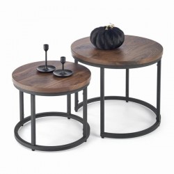 Комплект 2 холни маси OREO, Кръгли - Bogdan Furniture Europe