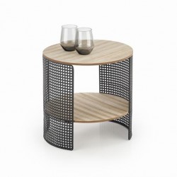 Помощна маса TRAFICA, Натурално с черно - Bogdan Furniture Europe