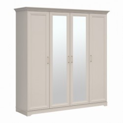 Гардероб ANGA SZF2D2M, Кашмир и дъб маувела - Гардероби